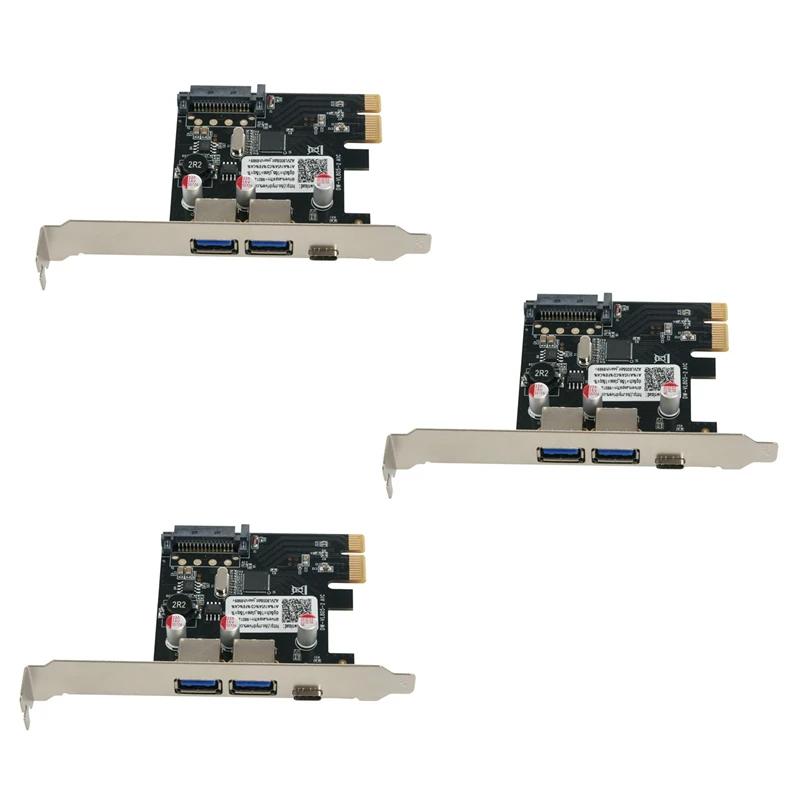 PCI ͽ Ʈѷ , 3X USB 3.1, CŸ Ȯ ī, PCI-E, 1 Ÿ  2 Ÿ A 3.0 USB 